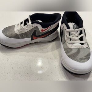 Nike Kids' Gray and Red Sneakers